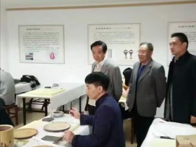 在宜興陶刻協會學習